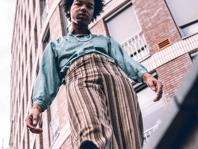 View from a yoga practitioner's perspective looking down at their feet.
